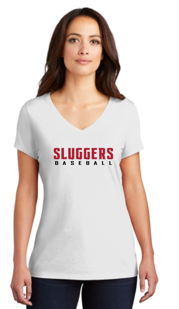 Sluggers Tee V-Neck (Women's)